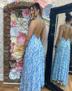 Load image into Gallery viewer, Beach Dress- Blue - SUMMER SALE
