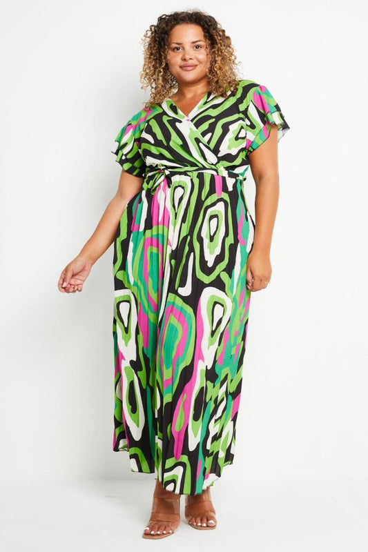 Melissa Print- Curve dress